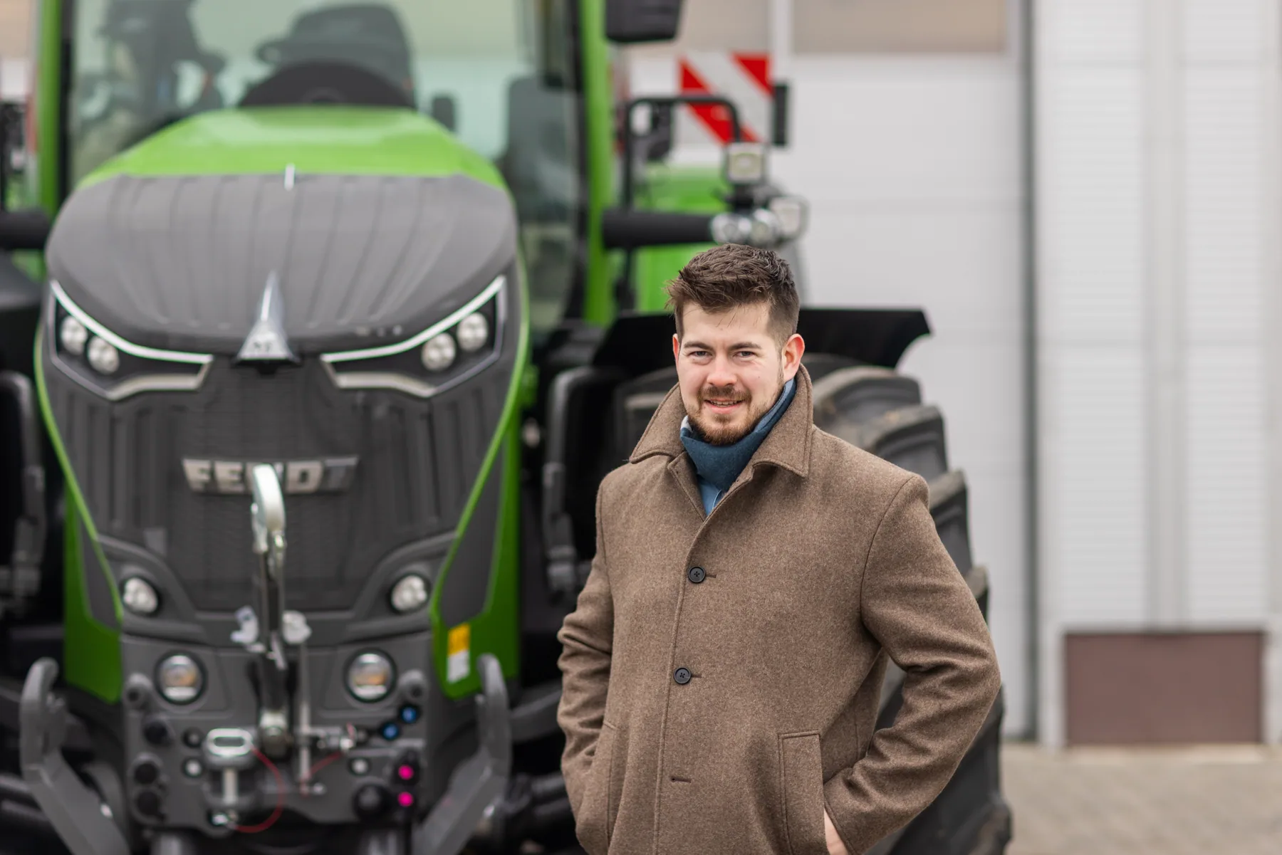 Account Manager AW przy ciągniku Fendt.
